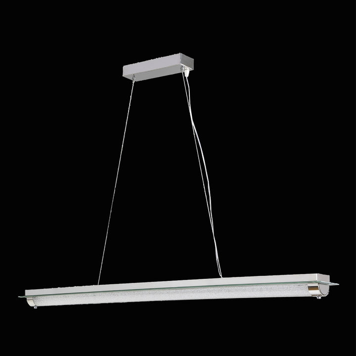 Mantra M5530 Tube Pendant 36W LED Polished Chrome/Mirror / Sand Diamond
