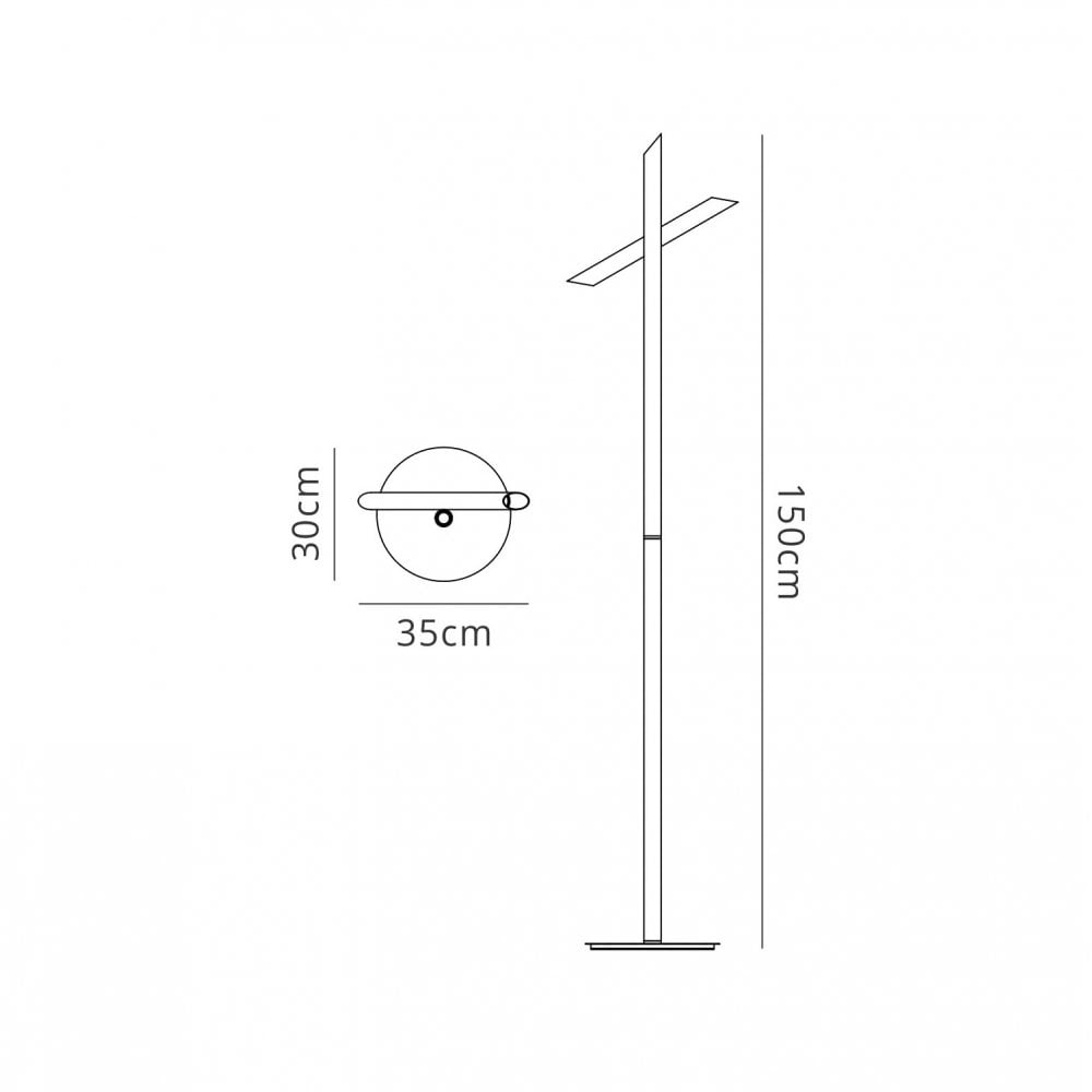 Mantra M5786 Take Blanco Floor Lamp LED White