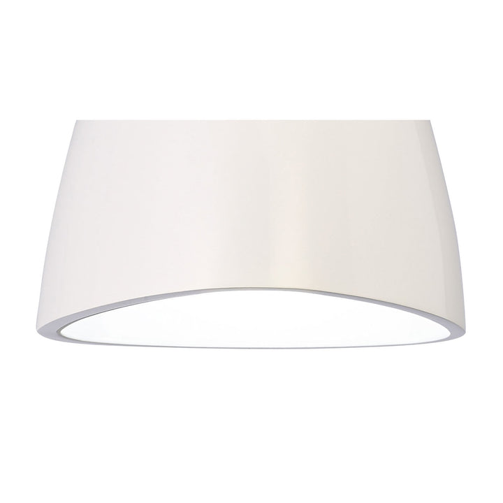 Mantra M4823 Triangle Pendant Small 1 Light Gloss White