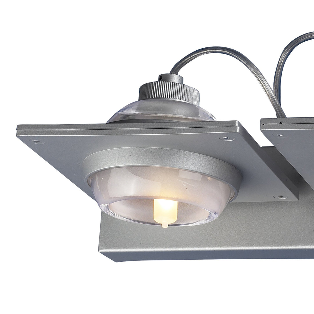 Mantra M40006 Ull Wall Lamp 2 Light G9 Silver Grey