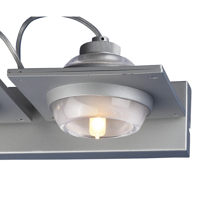 Mantra M40006 Ull Wall Lamp 2 Light G9 Silver Grey