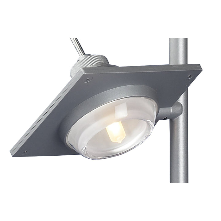 Mantra M40008 Ull Table Lamp 1 Light G9 Silver Grey