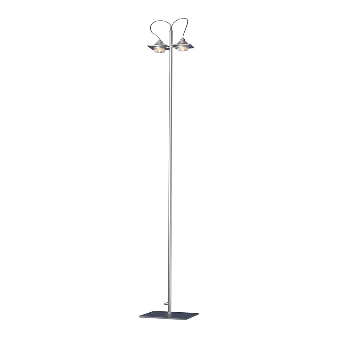 Mantra M40009 Ull Floor Lamp 2 Light G9 Silver Grey