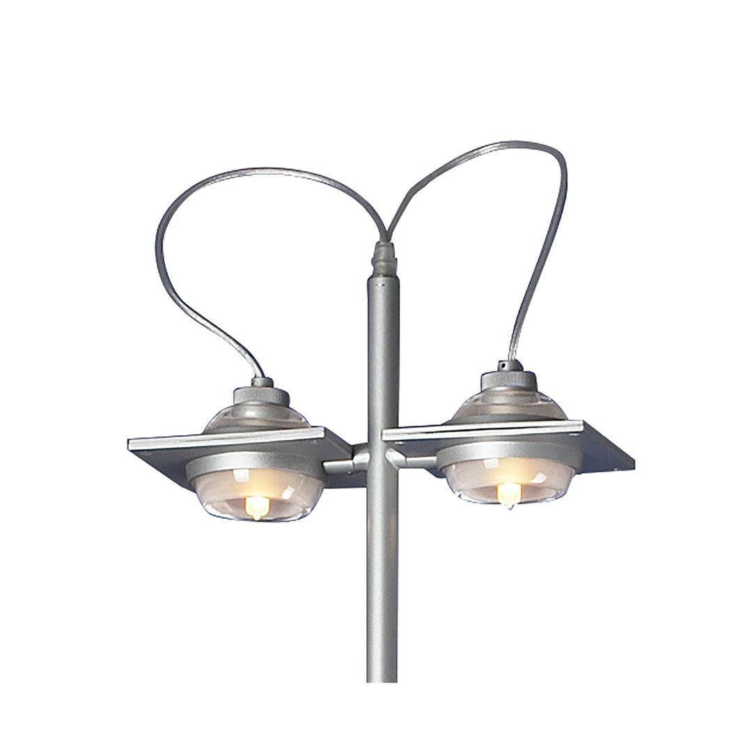 Mantra M40009 Ull Floor Lamp 2 Light G9 Silver Grey