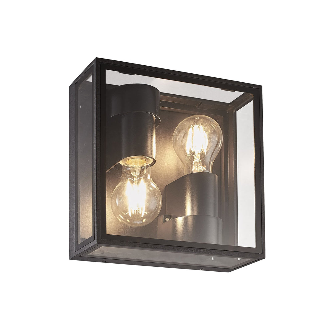 Mantra M7065 Verbier Outdoor Up/Down Ceiling/Wall Lamp 2 Light Dark Grey