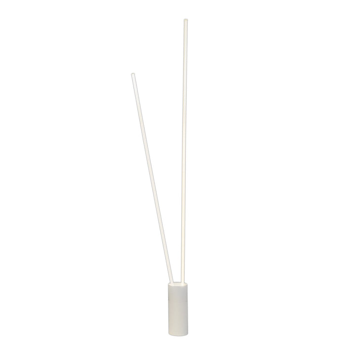 Mantra M7345 Vertical 2 Light Floor Lamp 44W LED Dimmable White