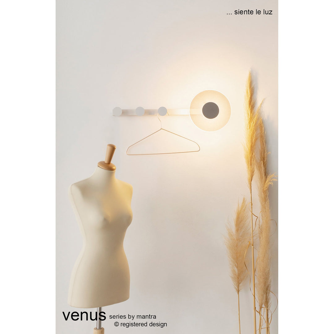 Mantra M8010 Venus Wall Lamp 9W LED White