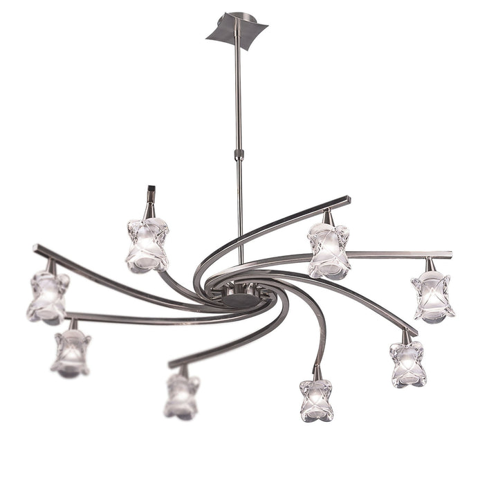 Mantra Rosa M0032 8 light in nickel