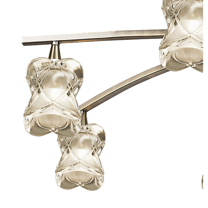 Mantra Rosa M0032 8 light in nickel