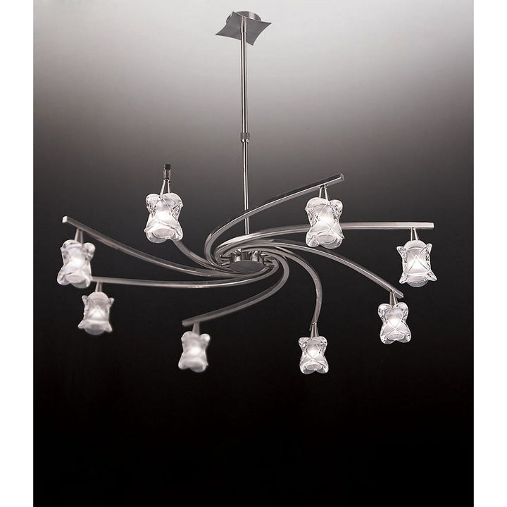 Mantra Rosa M0032 8 light in nickel