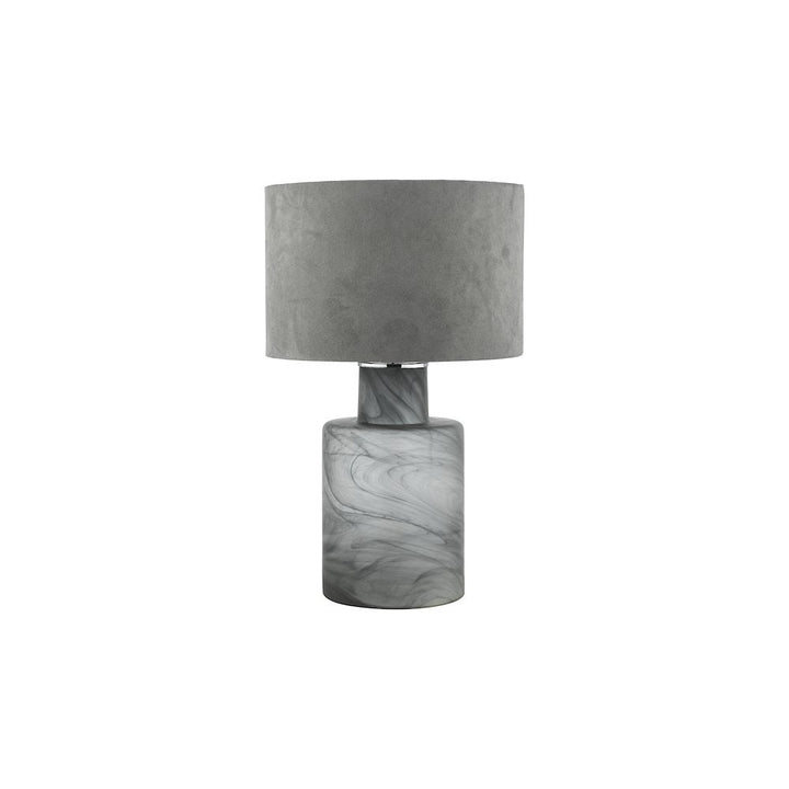 Dar WAN4210 | Wanda Table Lamp | Smoked Glass Elegance