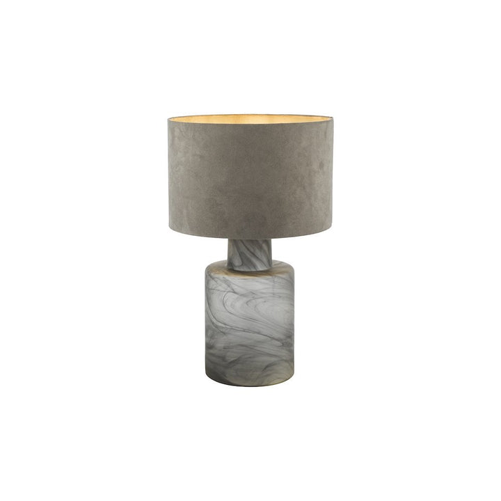 Dar WAN4210 | Wanda Table Lamp | Smoked Glass Elegance