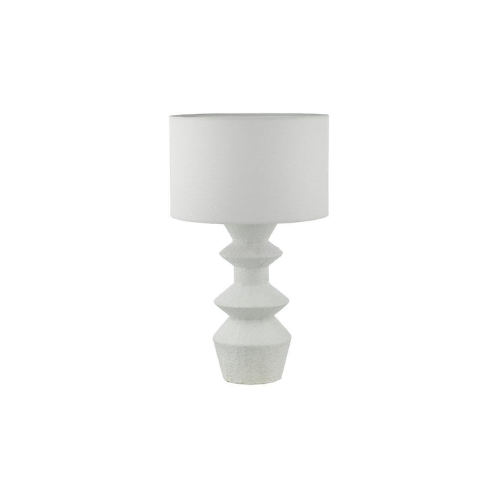 Dar BID422 | Bidelia | Table Lamp | Matt White with Shade