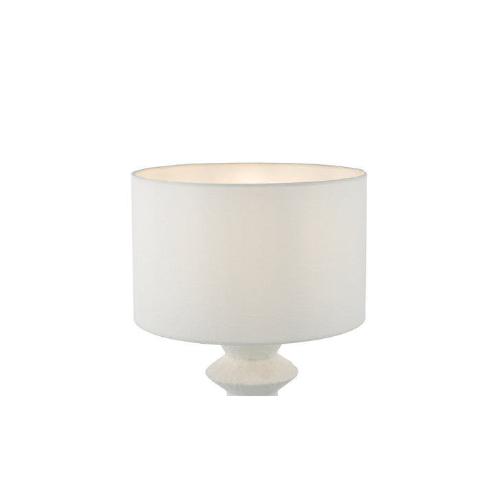 Dar BID422 | Bidelia | Table Lamp | Matt White with Shade