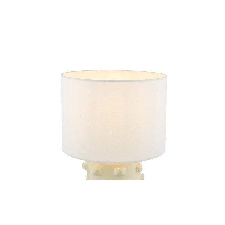 Dar GEO422 | Georgina Table Lamp | White with Shade