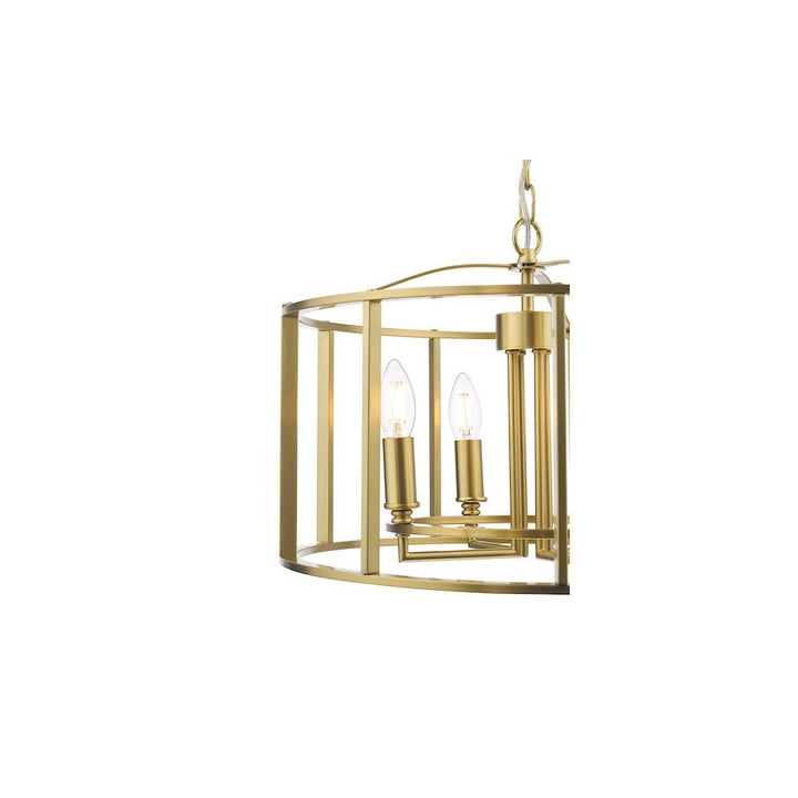 Dar MYK0463 | Myka | 4-Light Pendant in Brushed Bronze