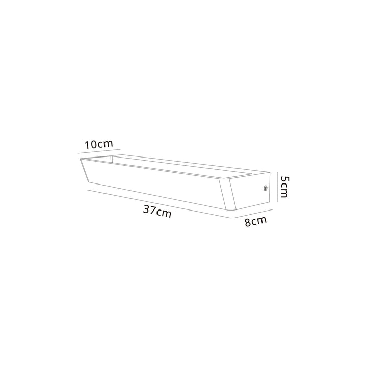 Mantra M8369 Altea Wall Lamp 30W LED 3000K Black