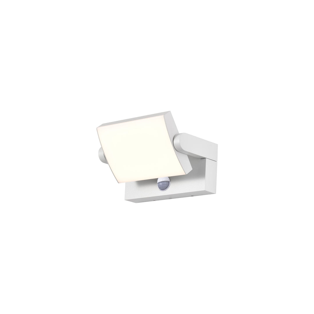 Mantra M8472 Cooper Outdoor LED Motion Sensor Wall Lamp Adjustable White