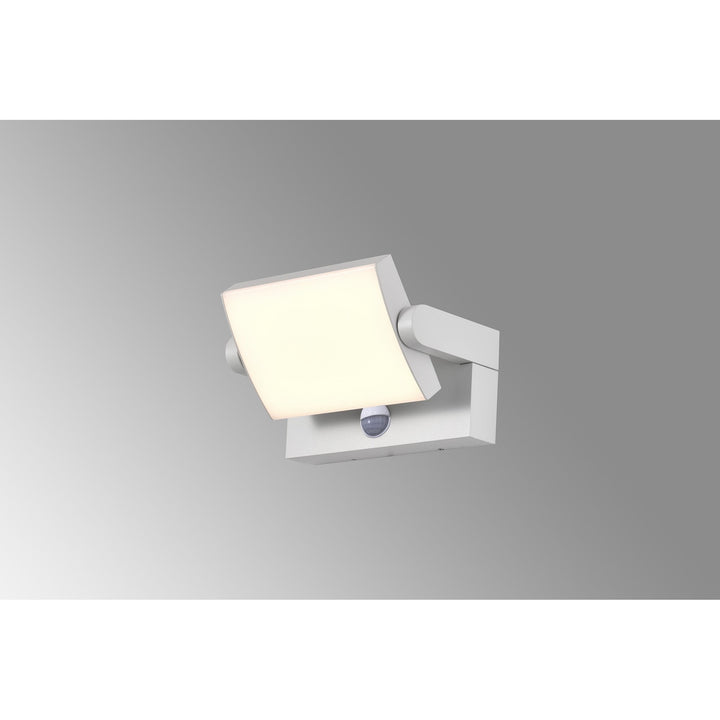 Mantra M8472 Cooper Outdoor LED Motion Sensor Wall Lamp Adjustable White