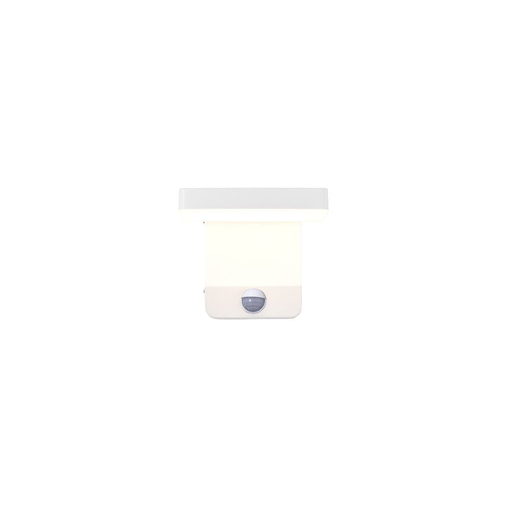 Mantra M8476 Cooper Outdoor LED Motion Sensor Wall Lamp White