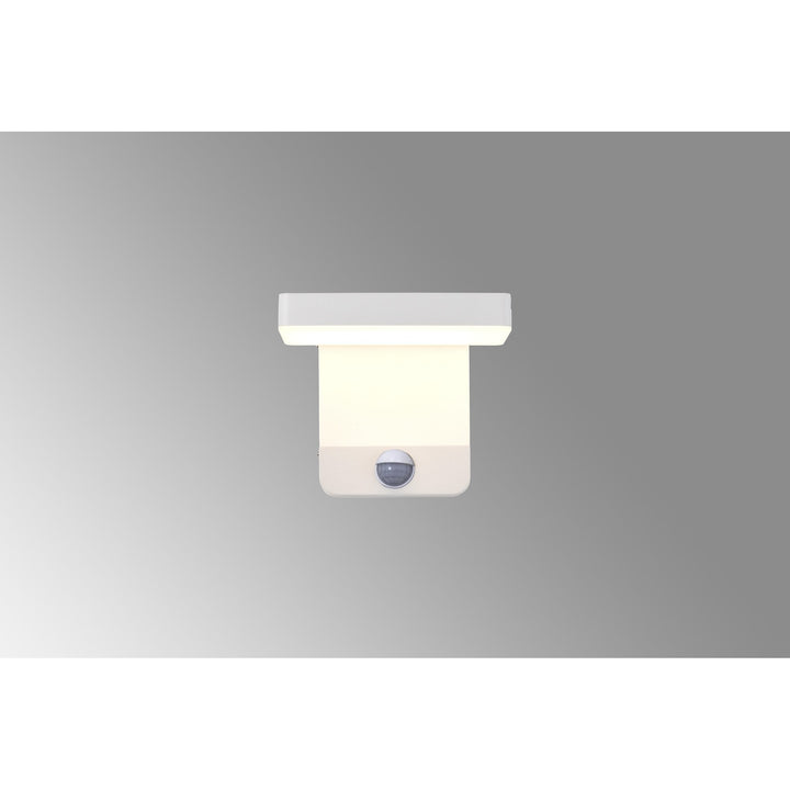 Mantra M8476 Cooper Outdoor LED Motion Sensor Wall Lamp White