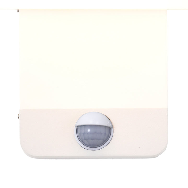 Mantra M8476 Cooper Outdoor LED Motion Sensor Wall Lamp White