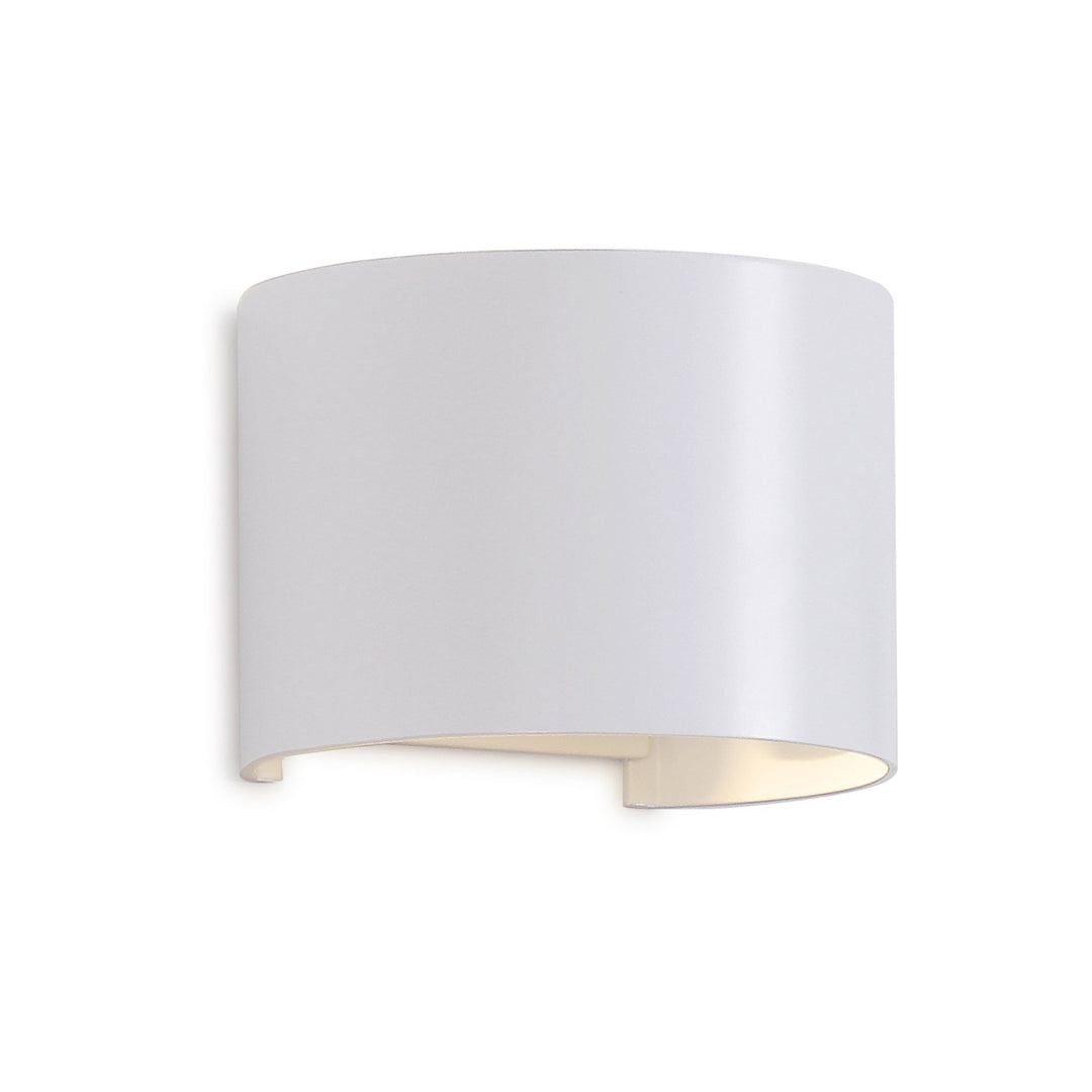 Mantra M8603 Davos Outdoor Round LED Wall Lamp Dimmable Sand White