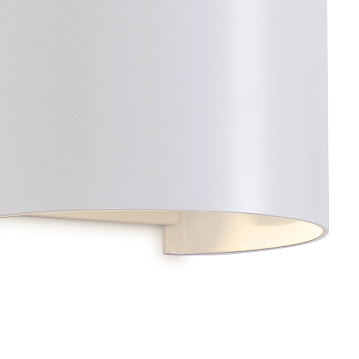 Mantra M8603 Davos Outdoor Round LED Wall Lamp Dimmable Sand White