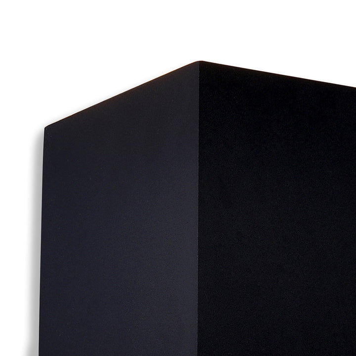 Mantra M8601 Davos Outdoor Square LED Wall Lamp Dimmable Sand Black