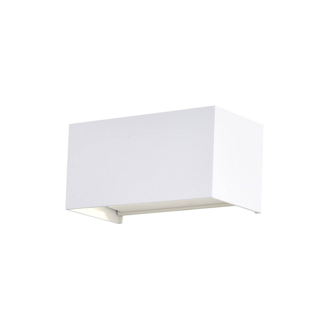 Mantra M8606 Davos Outdoor Rectangle LED Wall Lamp Dimmable White