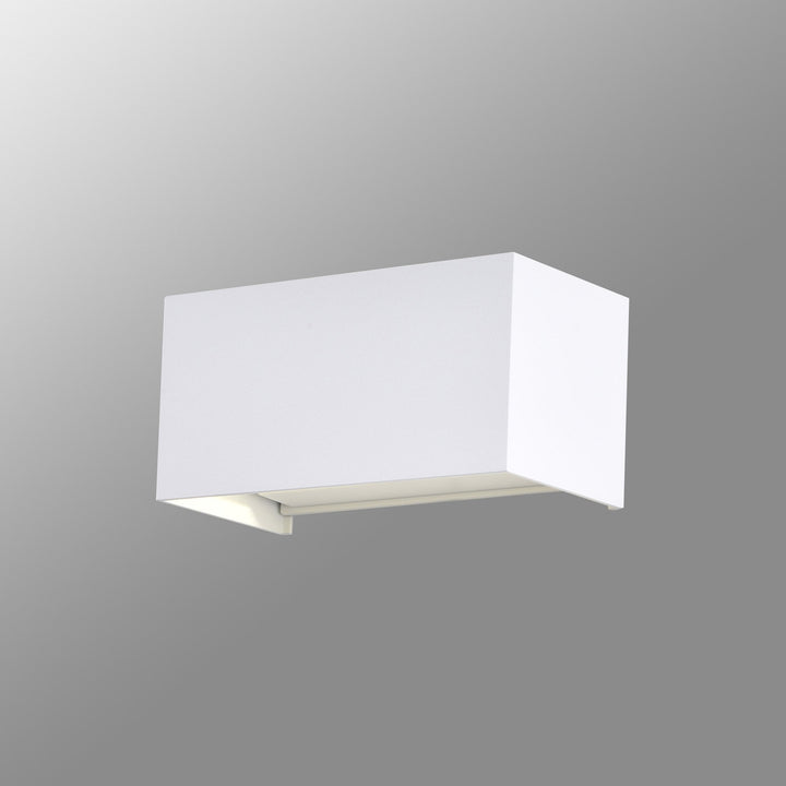 Mantra M8606 Davos Outdoor Rectangle LED Wall Lamp Dimmable White