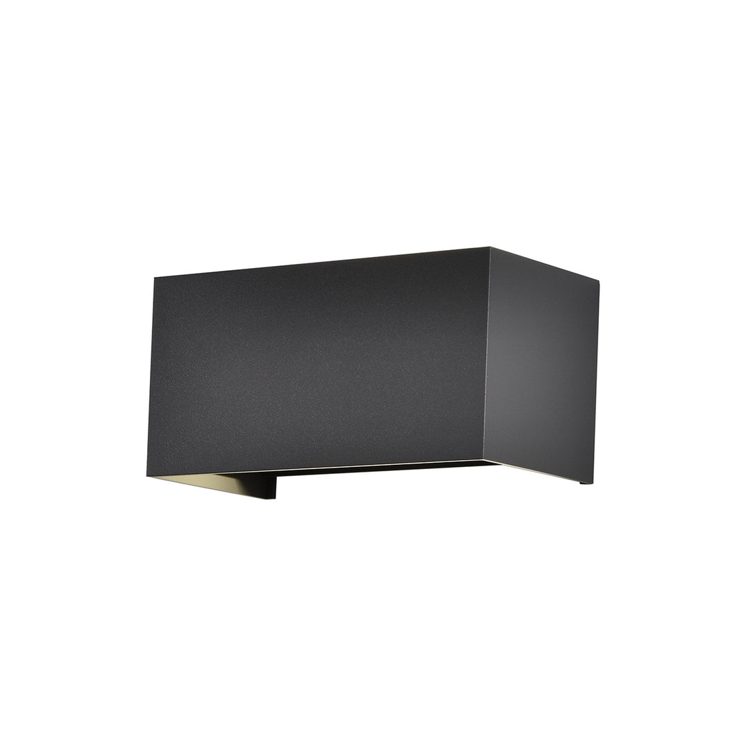 Mantra M8607 Davos Outdoor Rectangle LED Wall Lamp Dimmable Sand Black