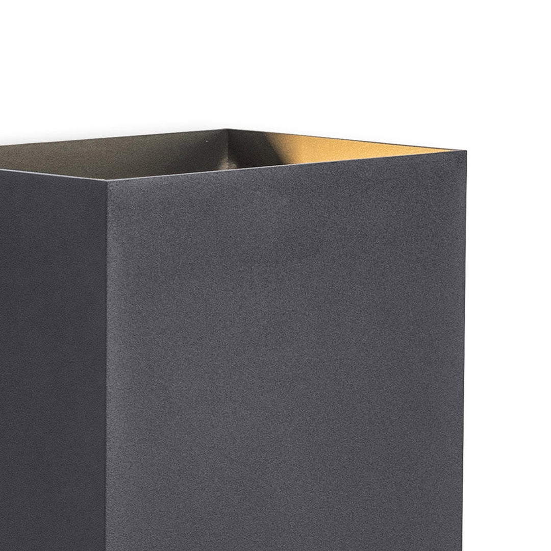 Mantra M8609 Davos Outdoor XL Square LED Wall Lamp Dimmable Anthracite