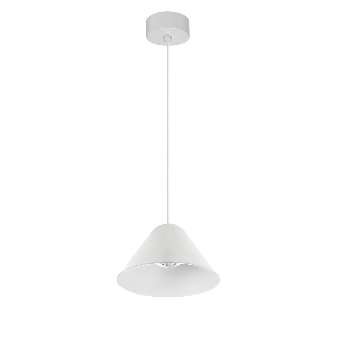 Mantra M8465 Gruissan LED Cone Pendant Matt White