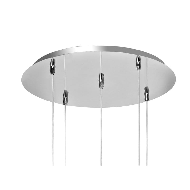 Mantra M5169 Khalifa LED Pendant Polished Chrome / Glass