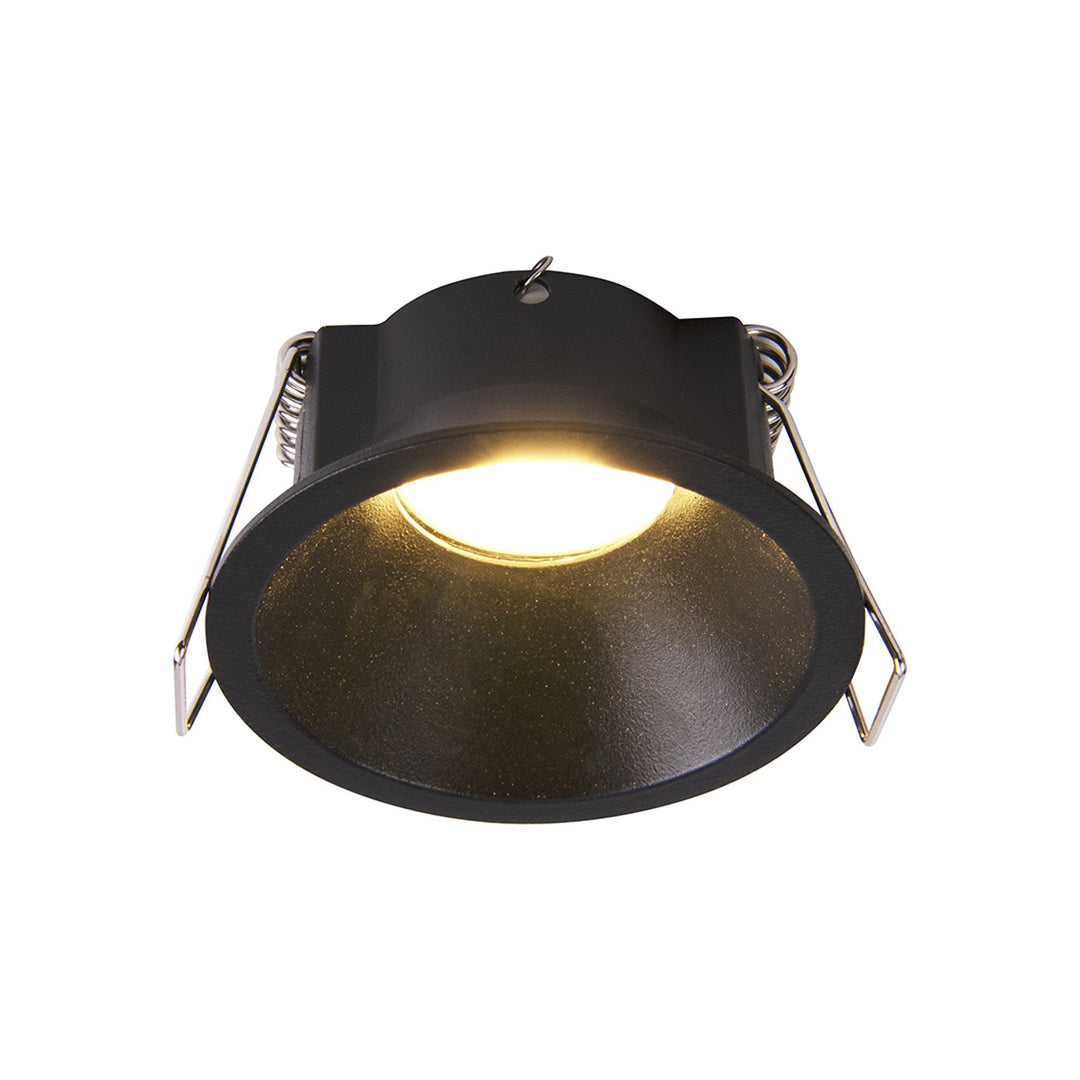 Mantra M8661 Kiel Outdoor Recessed Spotlight 6.6cm Black