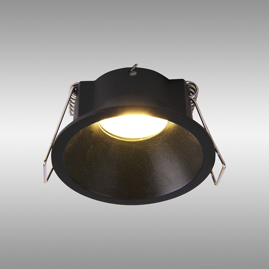 Mantra M8661 Kiel Outdoor Recessed Spotlight 6.6cm Black