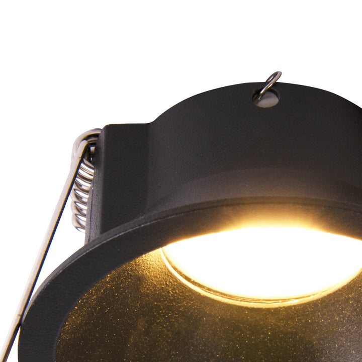 Mantra M8661 Kiel Outdoor Recessed Spotlight 6.6cm Black