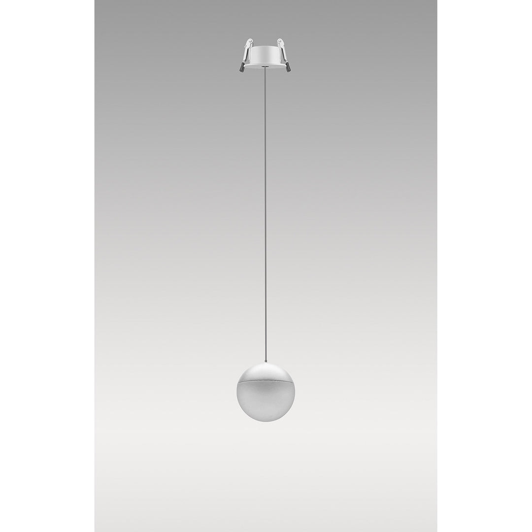Mantra M8435 Kilda 1 Light LED Recessed Pendant White