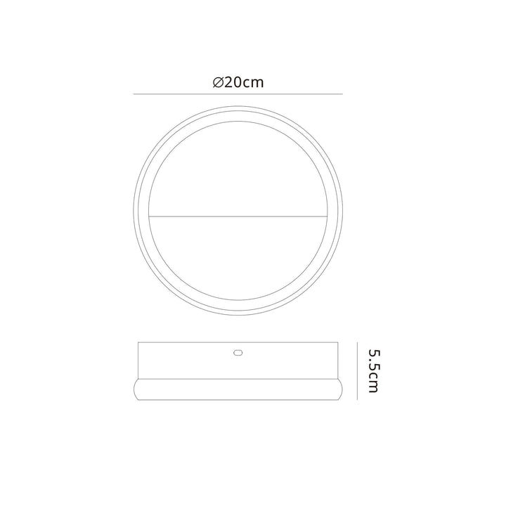 Mantra M8596 Kitesurf 20cm LED Wall Lamp White