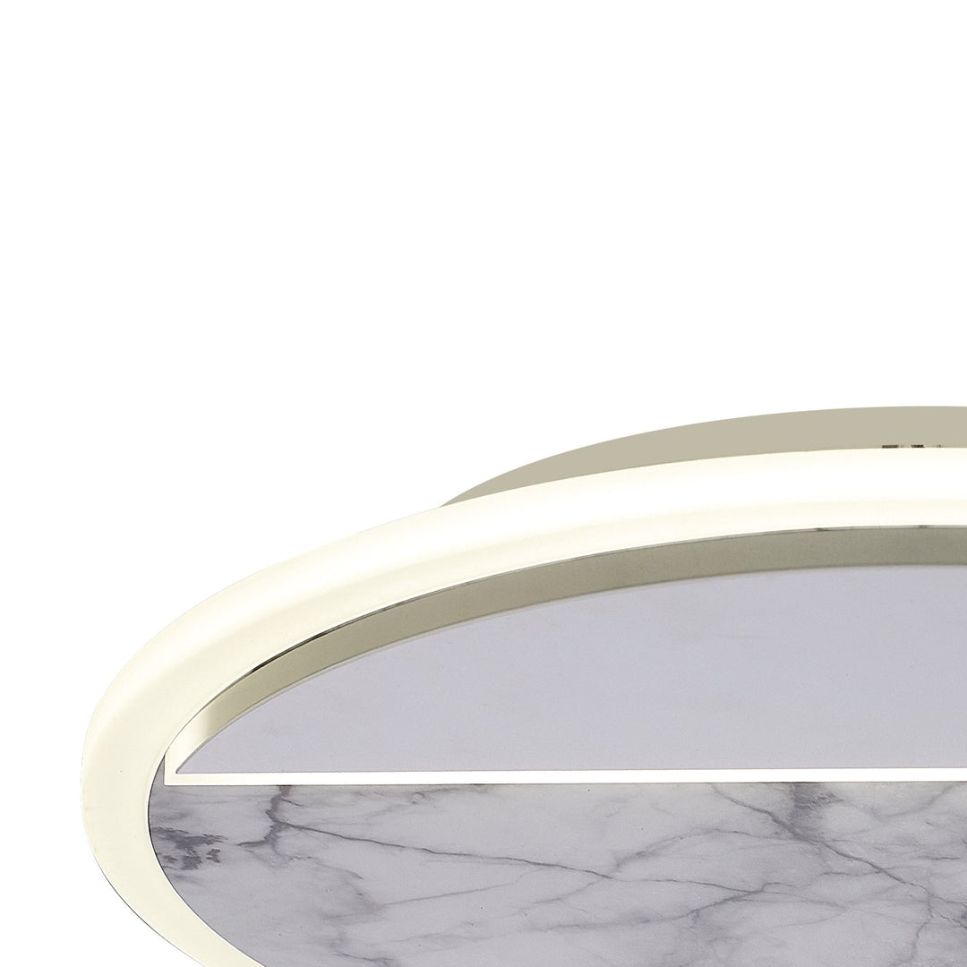 Mantra M8507 Marmol LED Ceiling Round White Marble/White