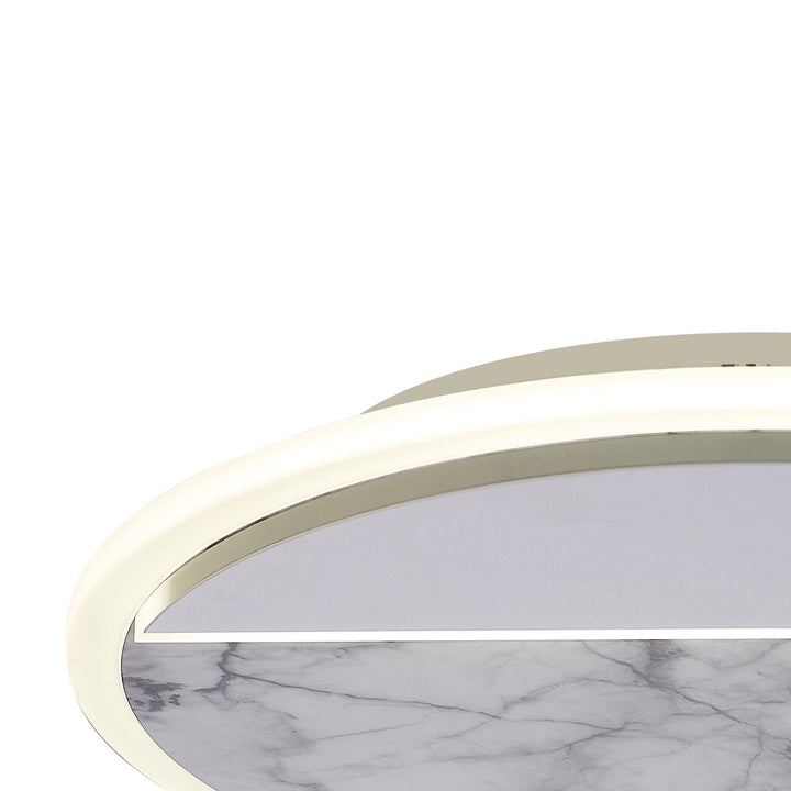 Mantra M8507 Marmol LED Ceiling Round White Marble/White
