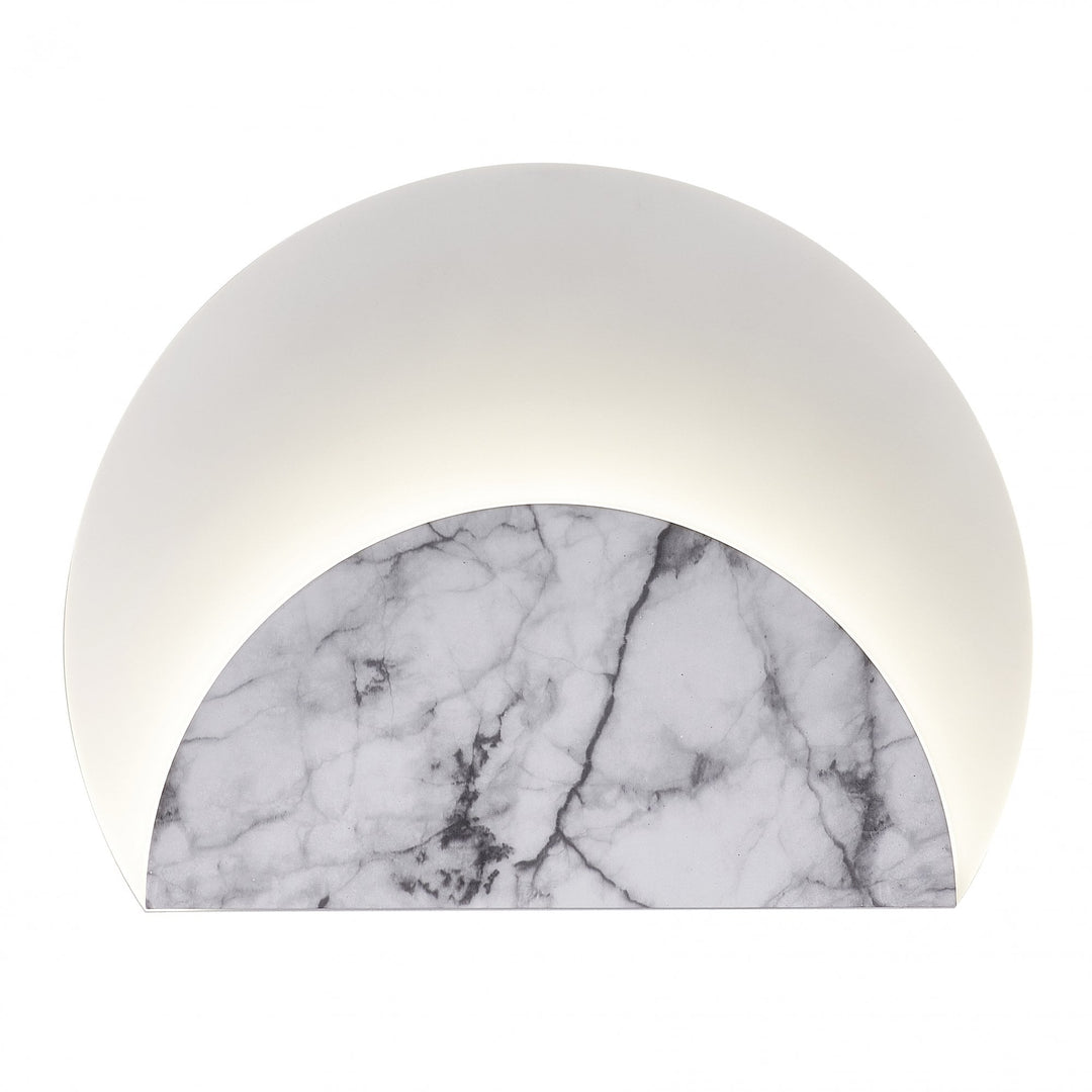 Mantra M8503 Marmol LED Wall Lamp Layered White Marble/White