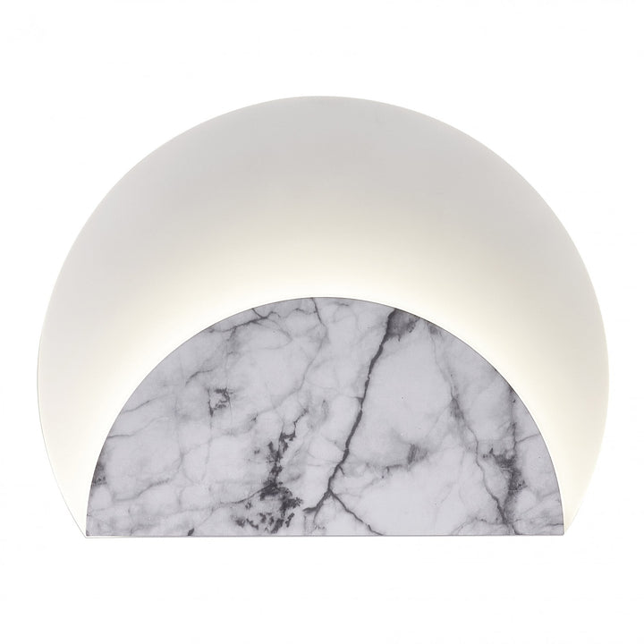 Mantra M8503 Marmol LED Wall Lamp Layered White Marble/White