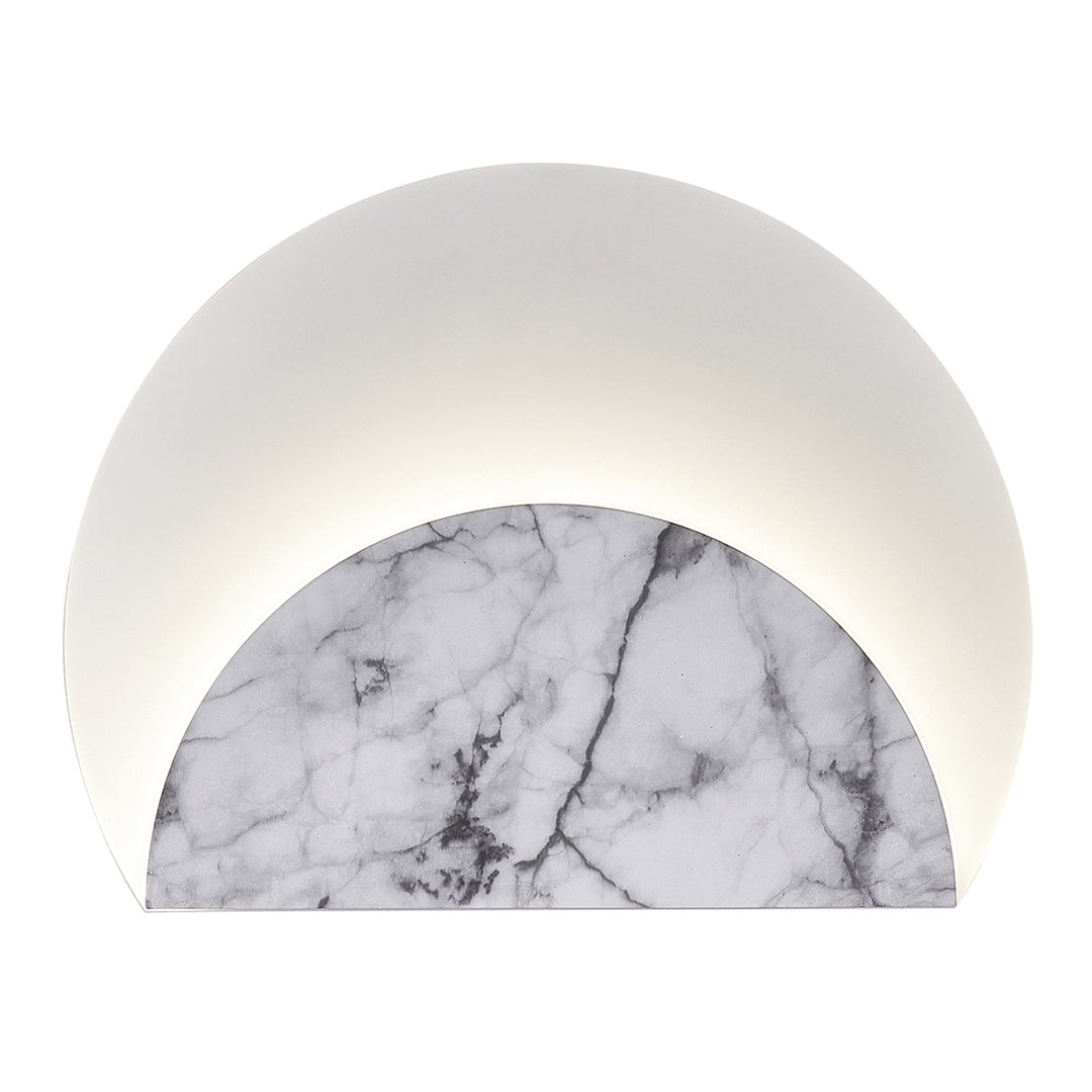 Mantra M8503 Marmol LED Wall Lamp Layered White Marble/White