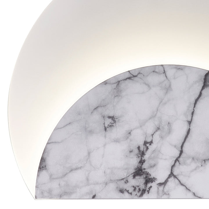 Mantra M8503 Marmol LED Wall Lamp Layered White Marble/White