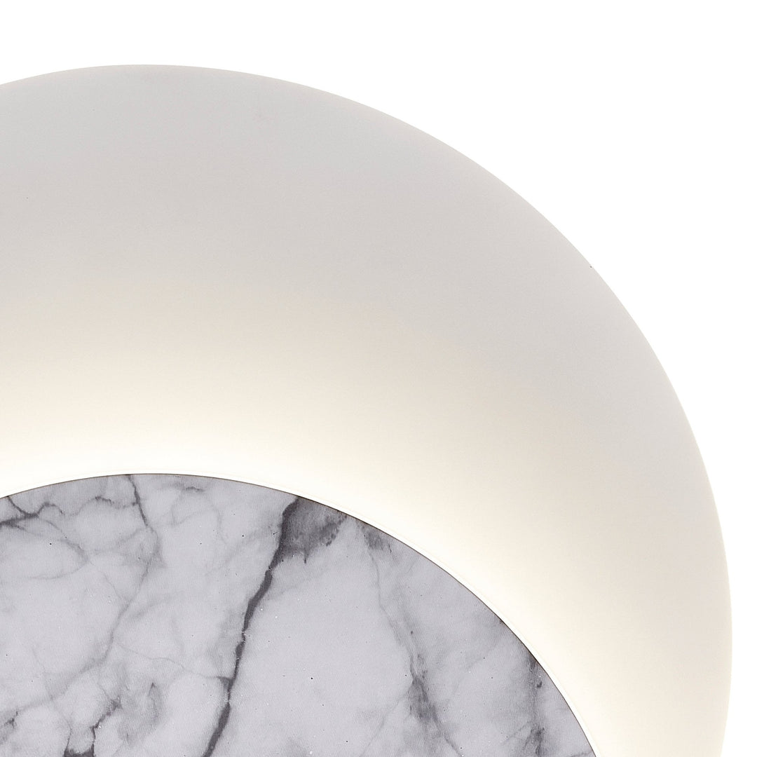 Mantra M8503 Marmol LED Wall Lamp Layered White Marble/White