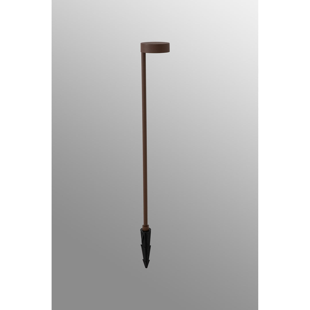 Mantra M8479 Nagano Outdoor LED Bollard Rust Brown