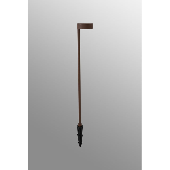 Mantra M8479 Nagano Outdoor LED Bollard Rust Brown