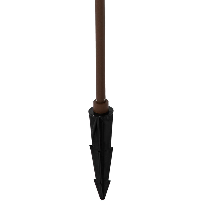 Mantra M8479 Nagano Outdoor LED Bollard Rust Brown